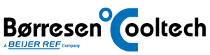 Logo av Børresen&Cooltech med en blå farge